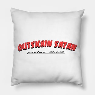 Outsk8in' Satan Pillow