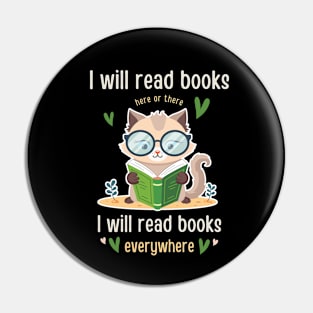 I Will Read Books  Bookish Bookworm  Readers Funny Book Lovers Pin