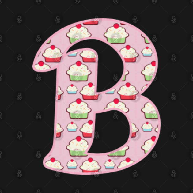 Colorful cookies letter B - Letter B - T-Shirt | TeePublic