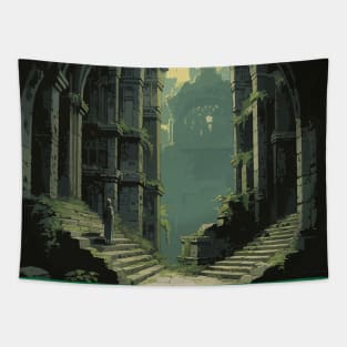 Ancient Ruins Tapestry