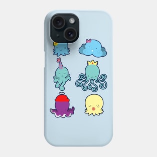 Six Cute Little Octopus Phone Case