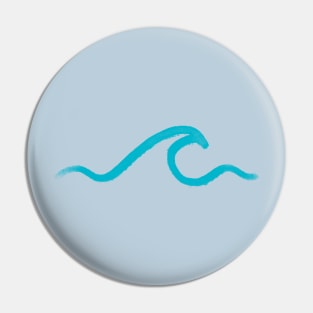 Wave squiggle Pin