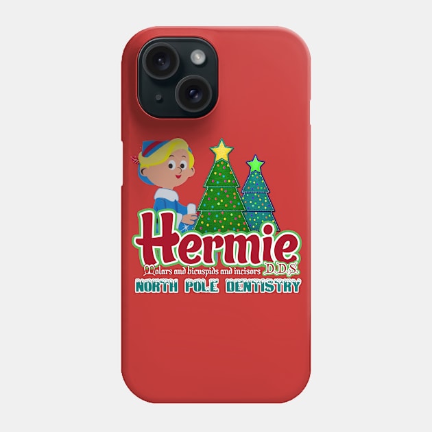 Hermie the Elf Dentistry Phone Case by MonkeyKing