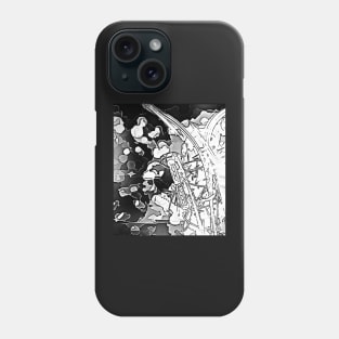 Musical black and white photo design Phone Case