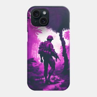 Neon Soldier Phone Case