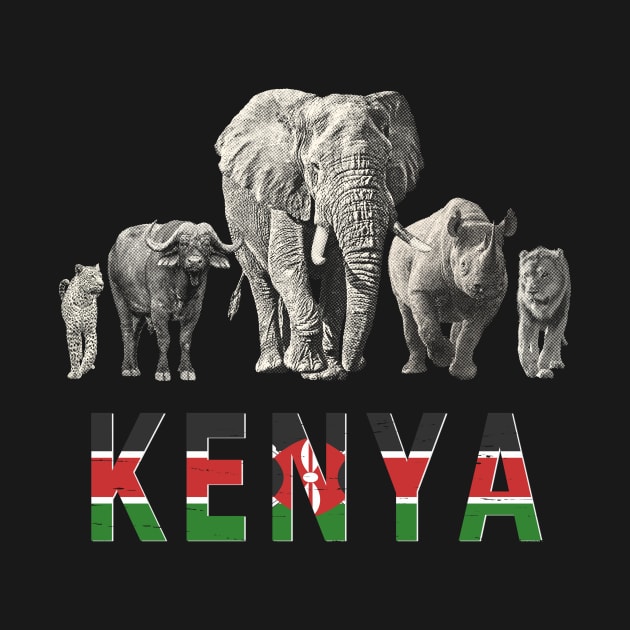 Africa's Big Five Kenya Pride Wildlife by scotch