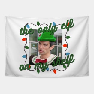 Nathan For You Elf Christmas Tapestry