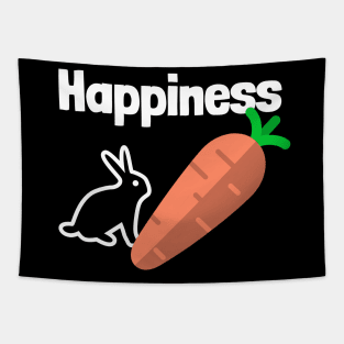 Happiness Rabbit Tapestry