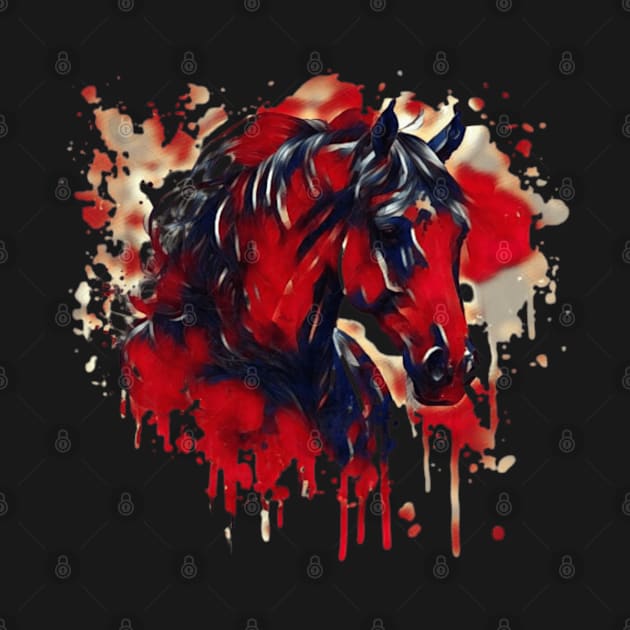 Red horse of war by BostonBulldog