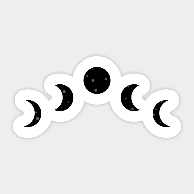 Moon - Minimalist Moon - Sticker