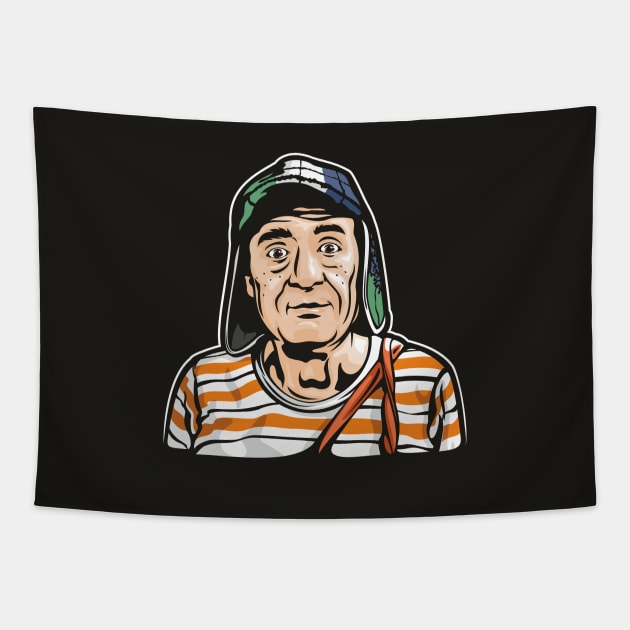 El Chavo Del Ocho Tapestry by Jamie Lee Art