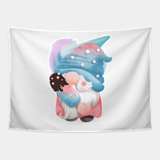 Chillin' with Gnomies: A Frosty Popsicle Adventure (Cotton Candy) Tapestry