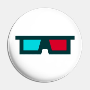 3d Glasses Pin