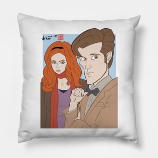 The Doctor and Amy Pillow