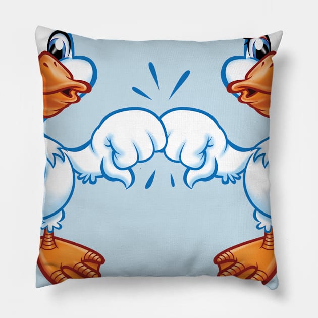 Goose Bumps Pillow by Pigeon585