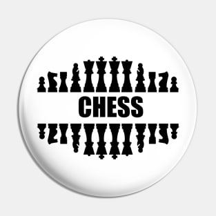 Chess (Chess board figures inspired) Pin