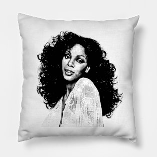 vintage look design - Donna Summer Pillow