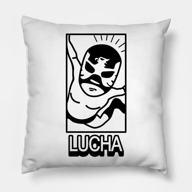 LUCHA#55 Pillow by RK58