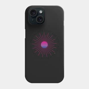 Bi Pride, driving out into the sun- Phoebe Bridgers I know the end Phone Case