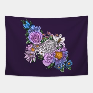 Trans Flowers Tapestry