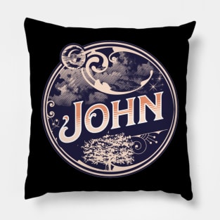 John Name Tshirt Pillow