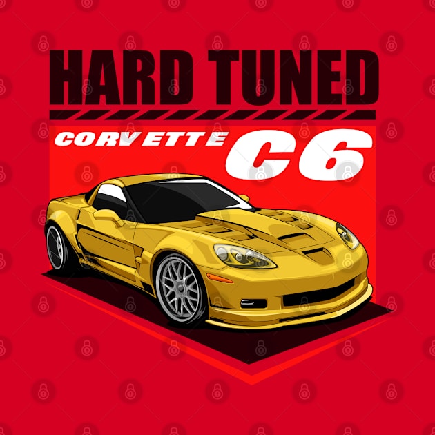 CHEVROLET CORVETTE C6-YELLOW by HFP_ARTWORK