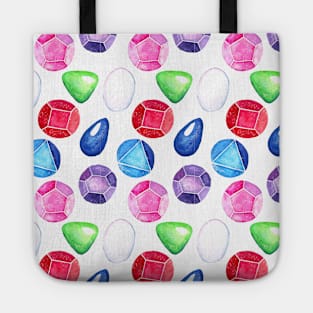 watercolors gemstones universe Tote