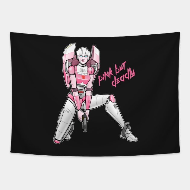 Arcee: Pink But Deadly Tapestry by ElectricGecko