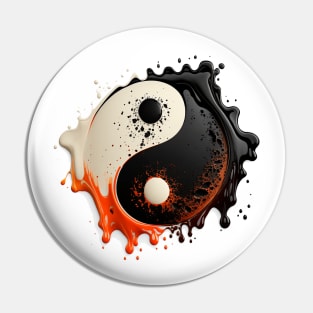 Yin Yang T-Shirt Pin