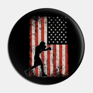 USA Flag Boxing Pin