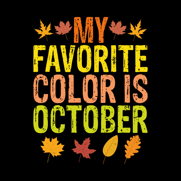 My Favorite Color is October by MzBink