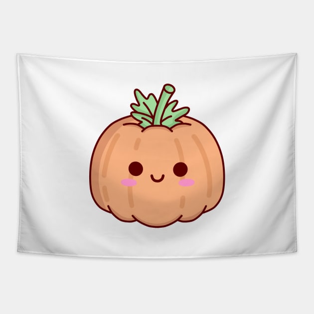 Kawaii Autumn Squash Tapestry by ArtsyDecals