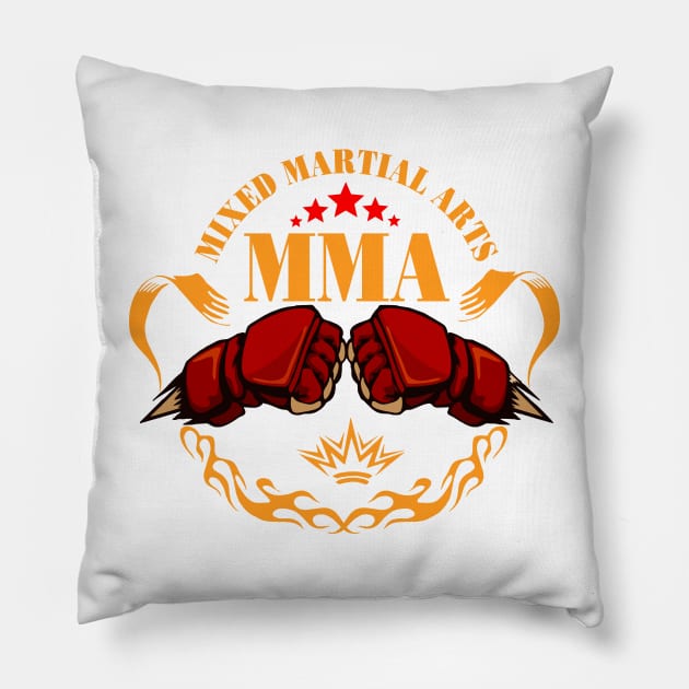 Mixed martial arts Pillow by Sport Siberia