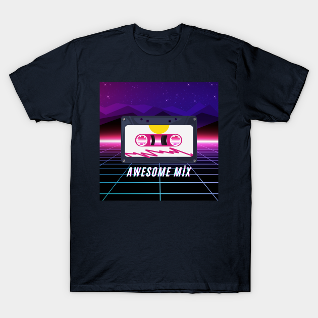 Discover Awesome Mix Cassette Tape - Awesome Mix - T-Shirt