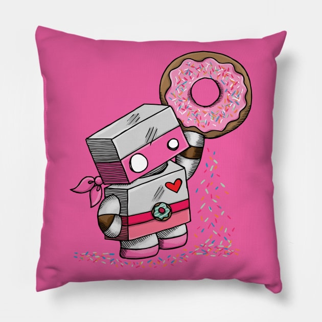 D-bot Pillow by thejellyempire