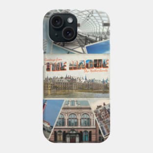 Greetings from The Hague in The Netherlands Vintage style retro souvenir Phone Case