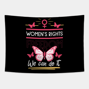 women's rights freedom we can do it 02 Tapestry