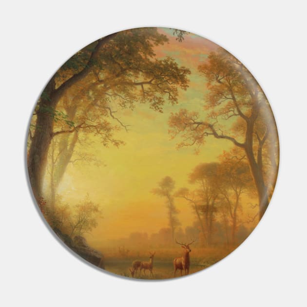 Light In The Forest by Albert Bierstadt Pin by Classic Art Stall