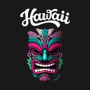 Hawaiian tiki design T-Shirt