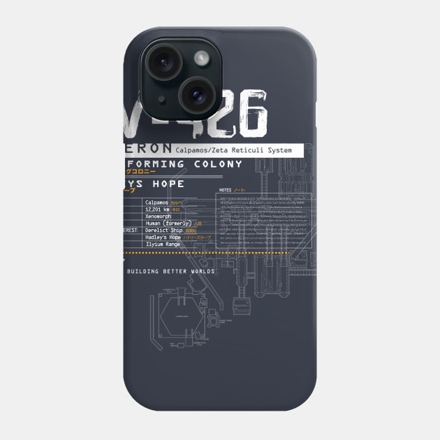 LV-426 Phone Case by MindsparkCreative