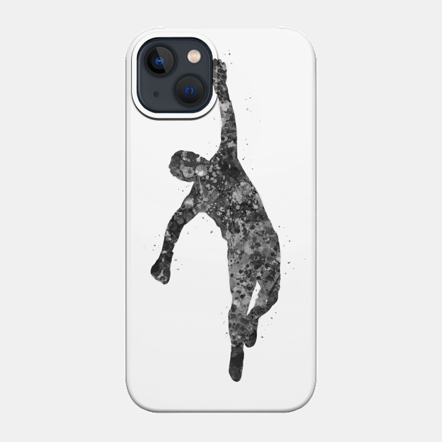 Goalkeeper black and white - Soccer Player - Phone Case