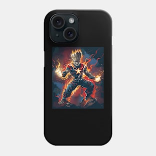 Groot Vs Atlanta Braves Groot Glove Game Phone Case