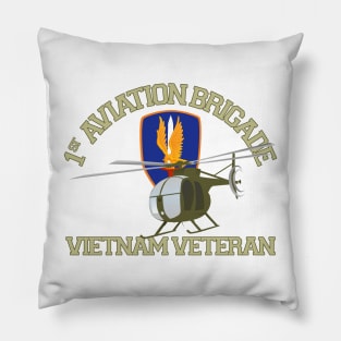 1st Aviation OH-6 Vietnam Pillow