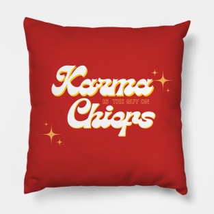 Karma is the guy on the chiefs | vintage light design Pillow