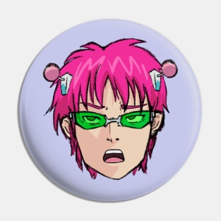 Annoyed Saiki Pin