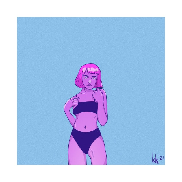 Bikini girl by kunstknecko