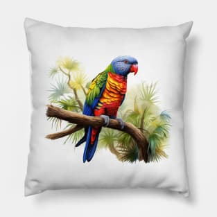 Rainbow Lorikeet Pillow