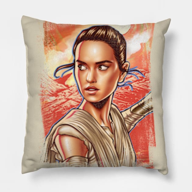 Woman Of Galaxy Pillow by renatodsc