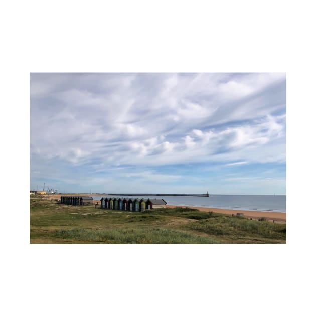 The beach at Blyth in Northumberland by Violaman