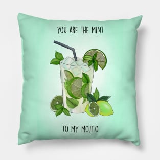 Mint to my mojito Pillow